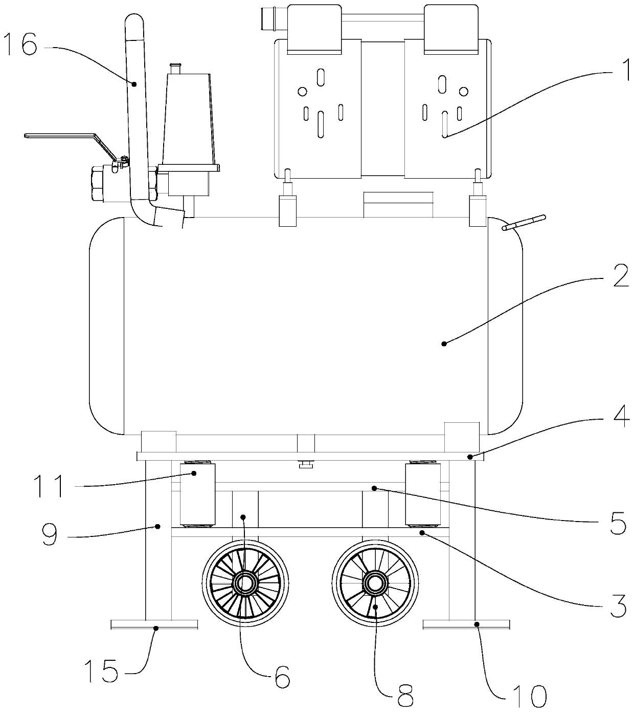 Portable air compressor