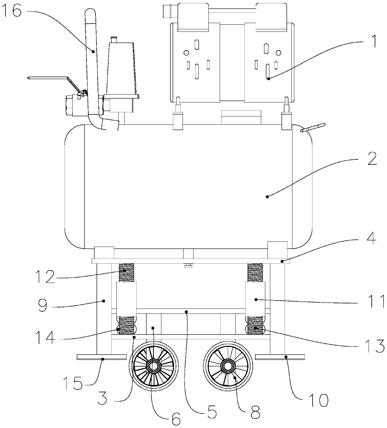 Portable air compressor