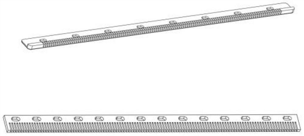 Flexible composite skin and manufacturing method and tool structure thereof