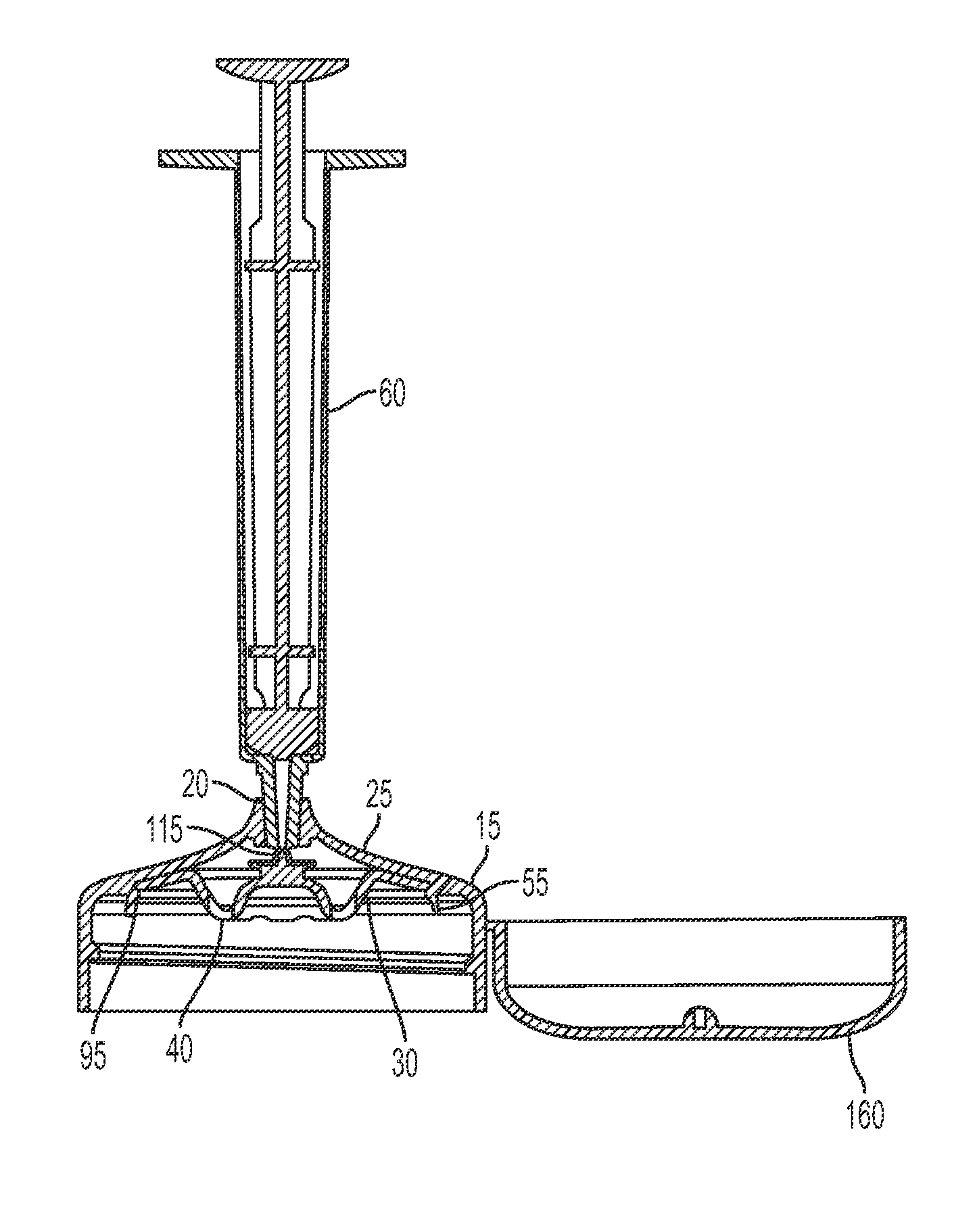 Container with Sealed Cap and Venting System