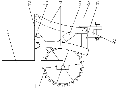 Seeding and earthing machine