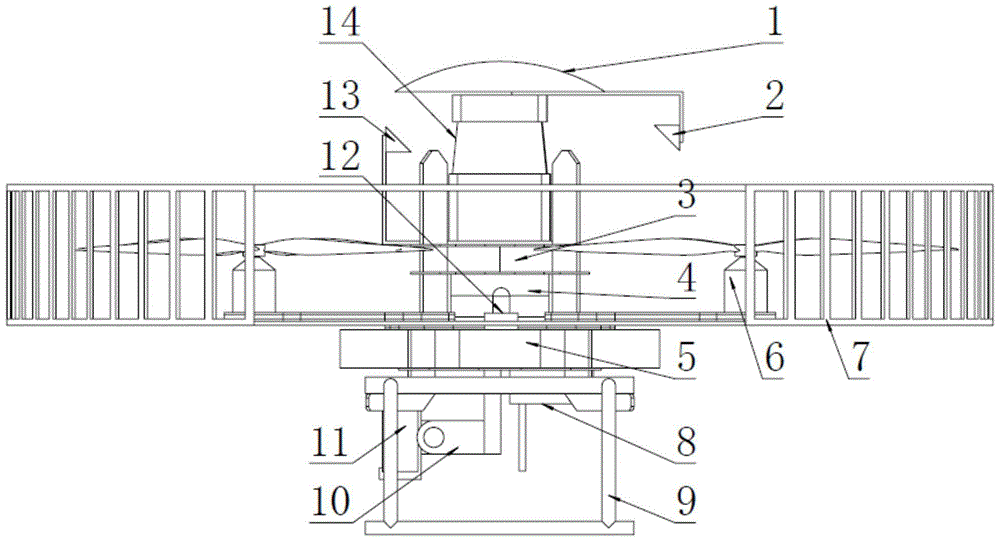 A rotor unmanned aerial vehicle system and navigation method for automatic inspection of bridges and tunnels