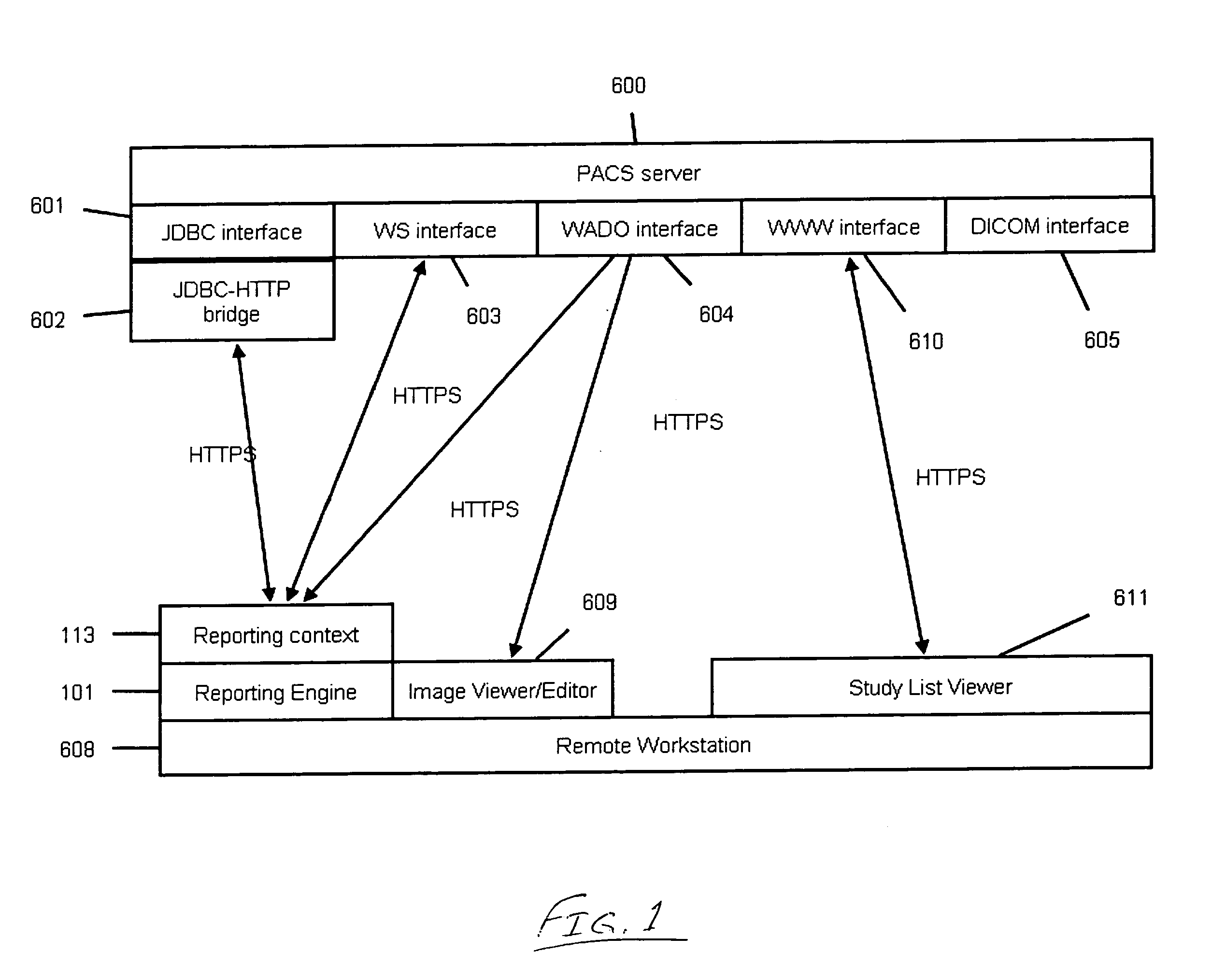 System and method for creating and rendering DICOM structured clinical reporting via the internet