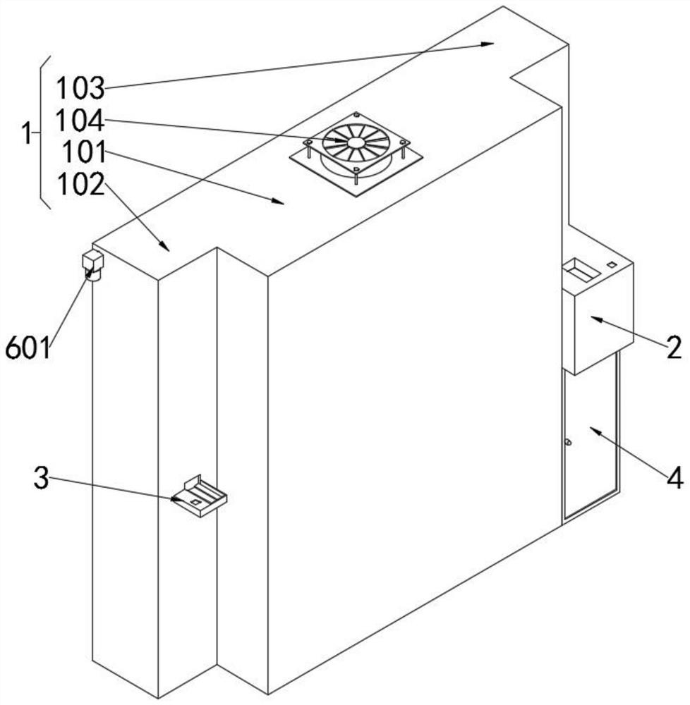 Mobile phone storage cabinet with identity recognition function