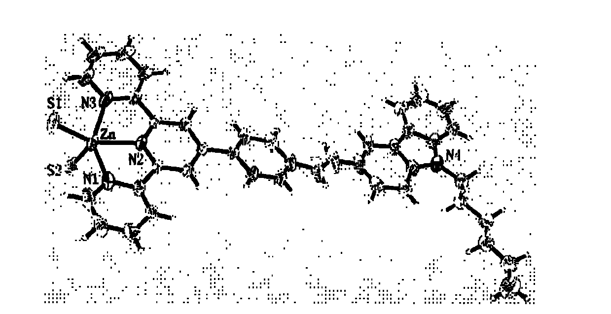 Terpyridyl complex two-photon material with cell development and preparation