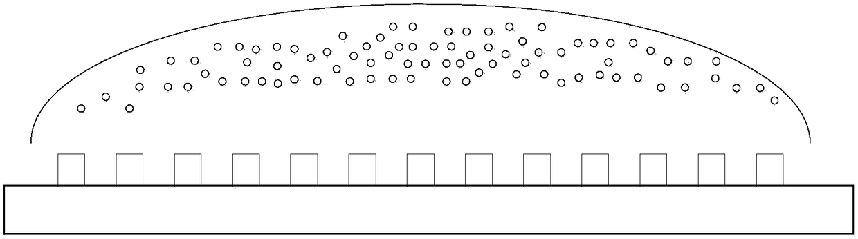 Preparation method of printed display device