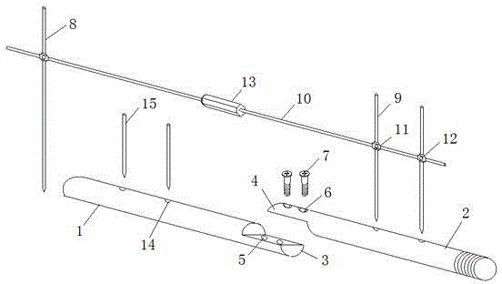 Minimally invasive intramedullary fixing device for clavicle fracture