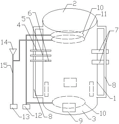 A smog environment simulation experiment device