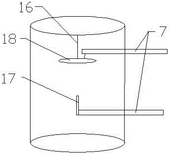 A smog environment simulation experiment device