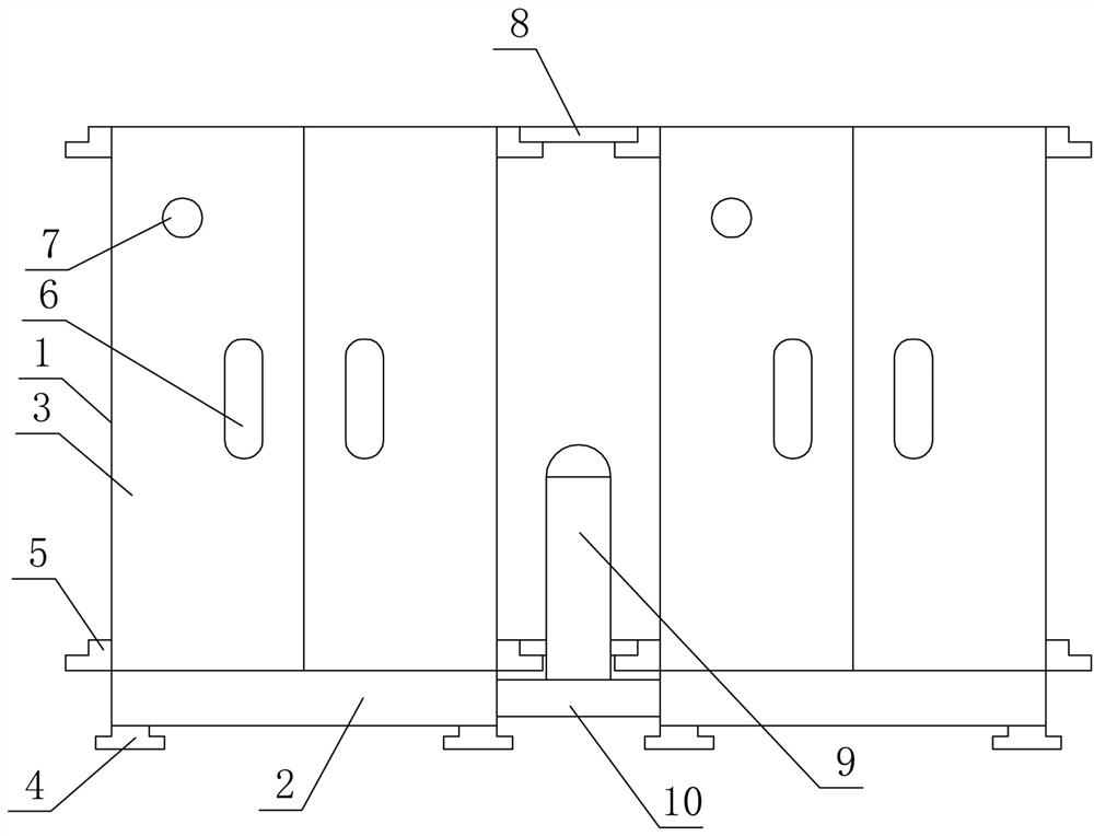 Assembled electric power safety tool cabinet