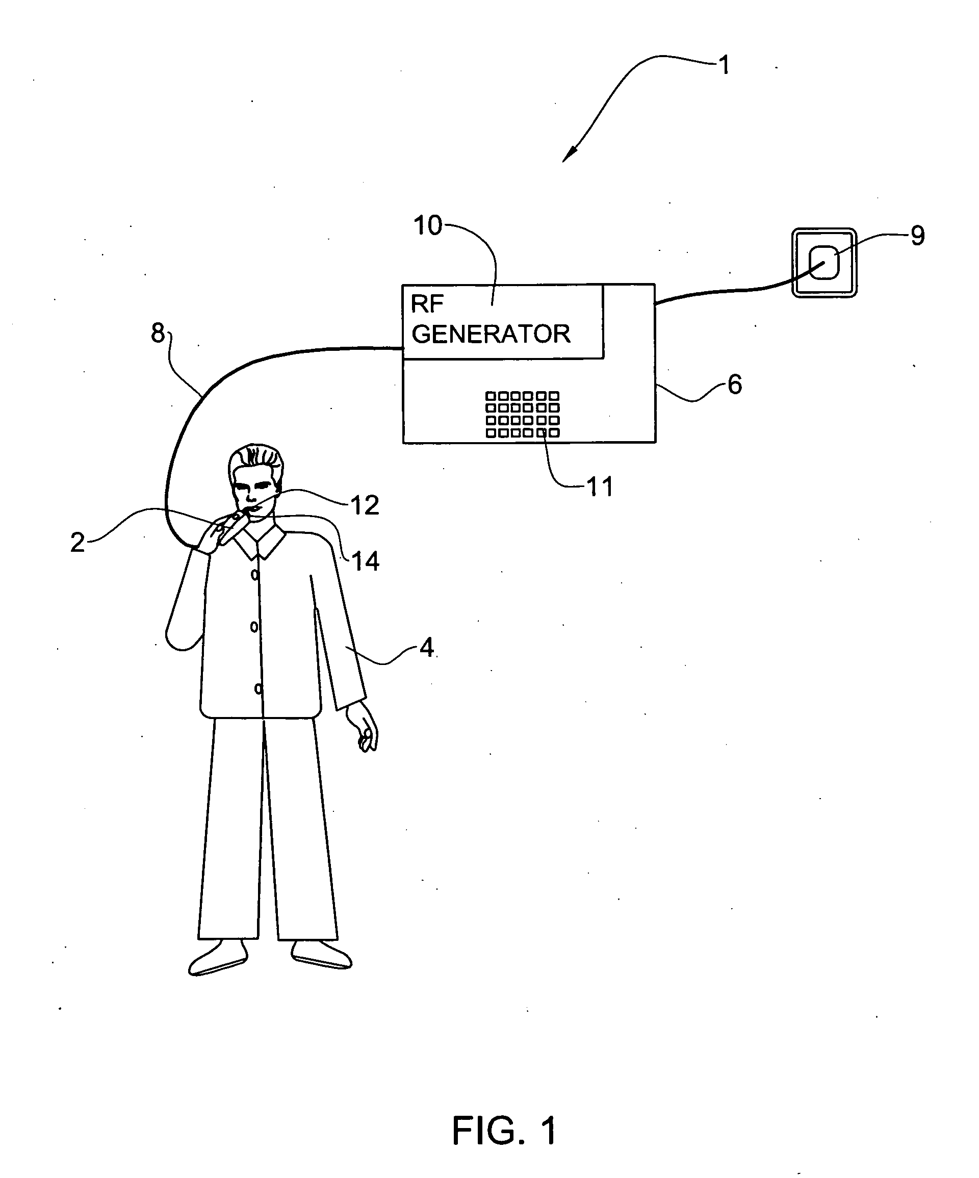 Device and method for treating skin