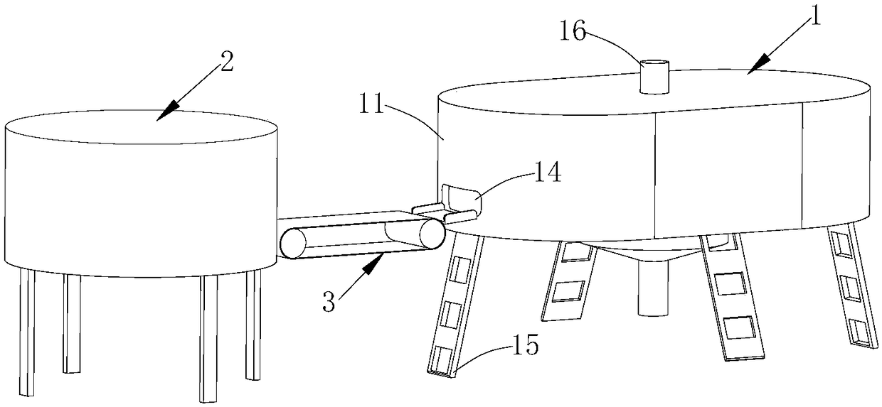 Storage system for keeping sweet potatoes fresh and sweet-potato storage method