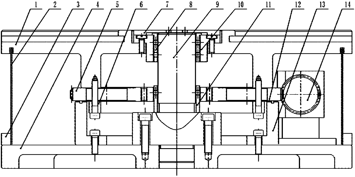 A precision indexing turntable and assembly method based on high-precision helical standard gear and worm drive