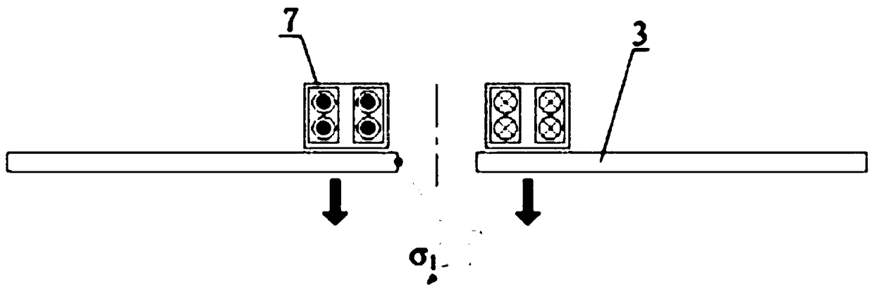 A device and method for driving plate hole turning and forming by using multi-directional magnetic field force