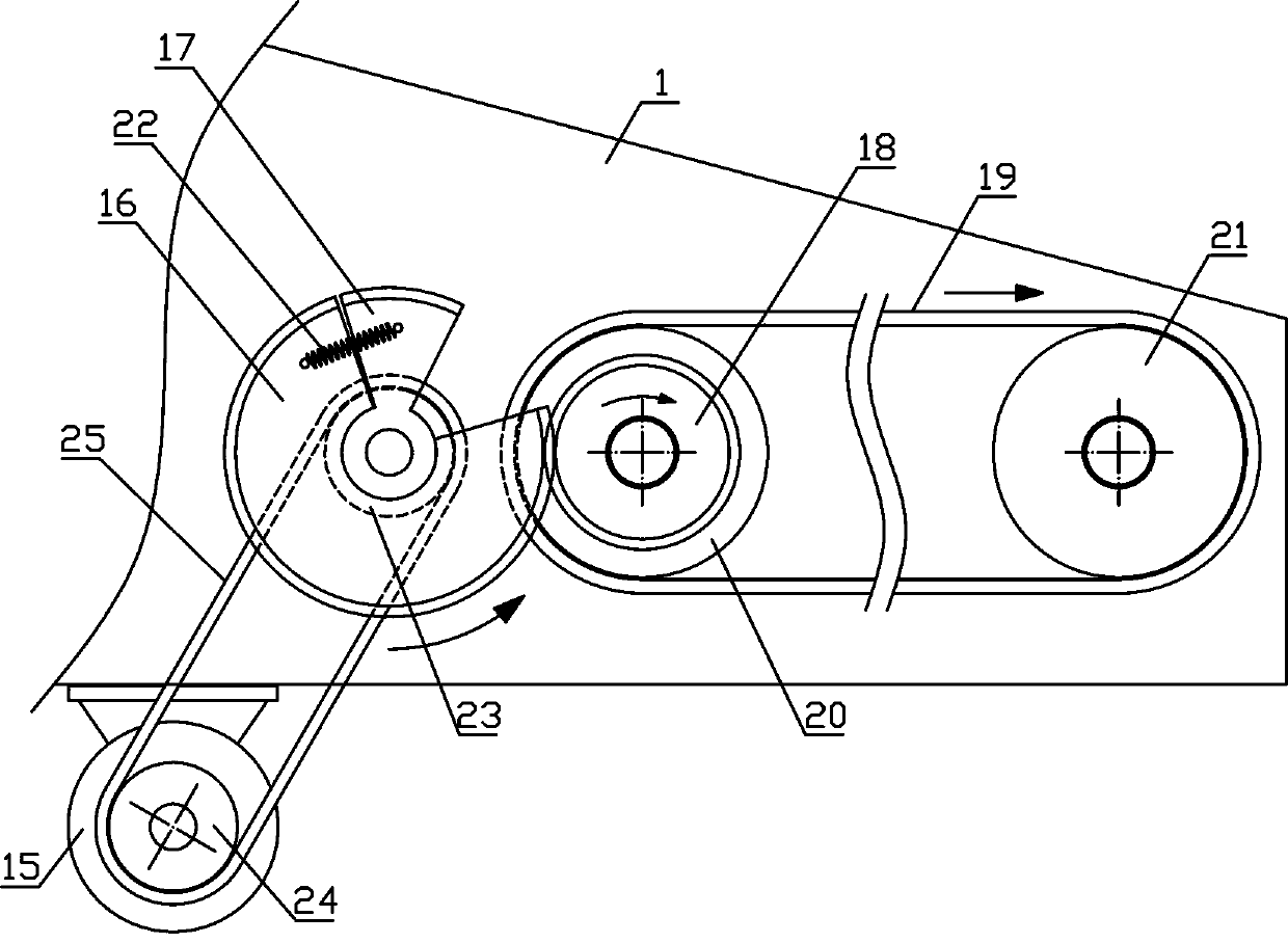 Metal can lid feeding and conveying mechanism