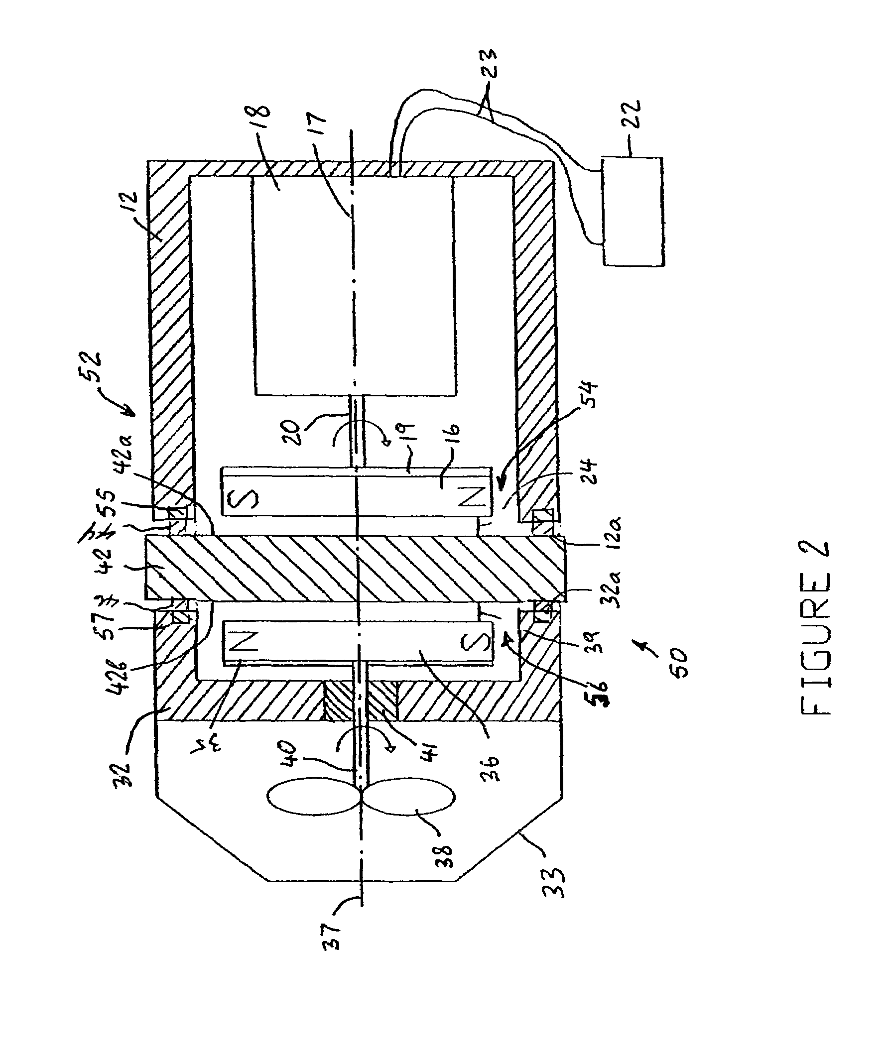 Bracketless magnetic pump