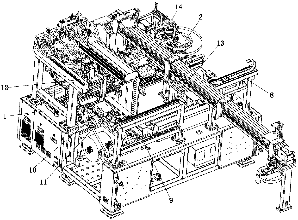 Automatic soft-to-soft flexible attaching machine and attaching process thereof