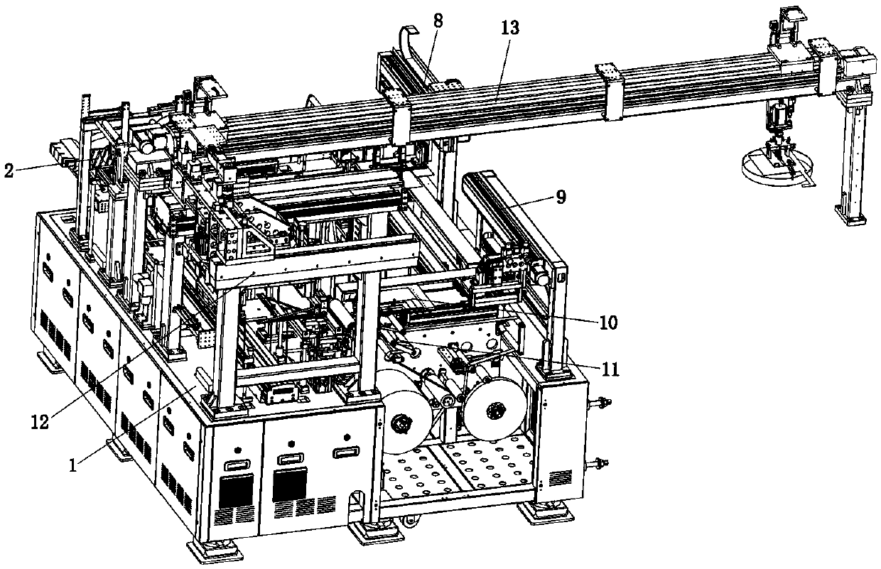 Automatic soft-to-soft flexible attaching machine and attaching process thereof