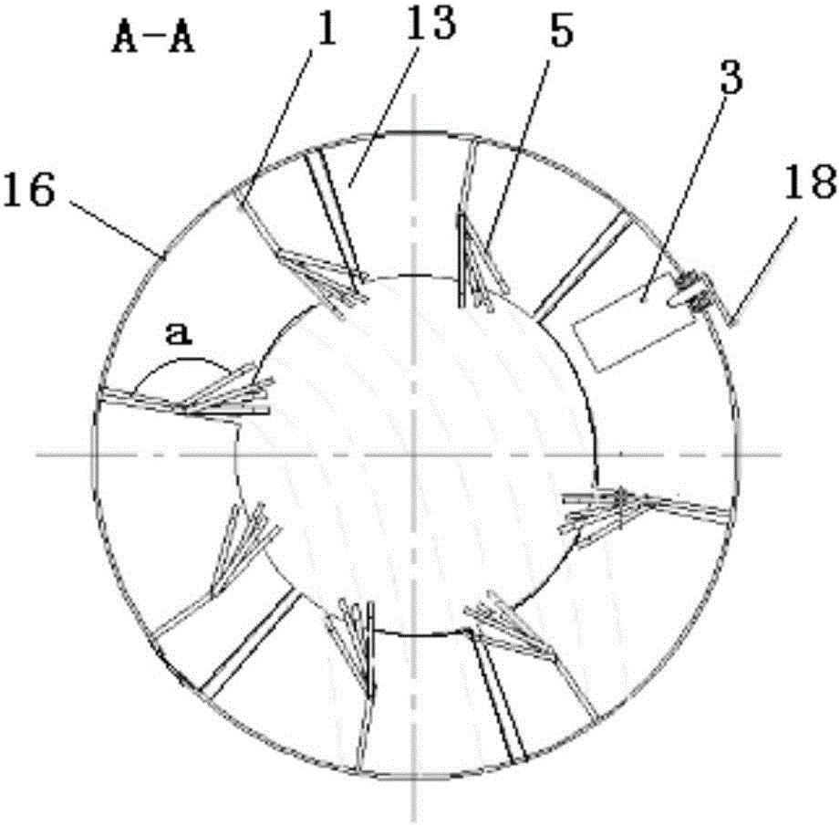 Rotary dryer suitable for garbage materials