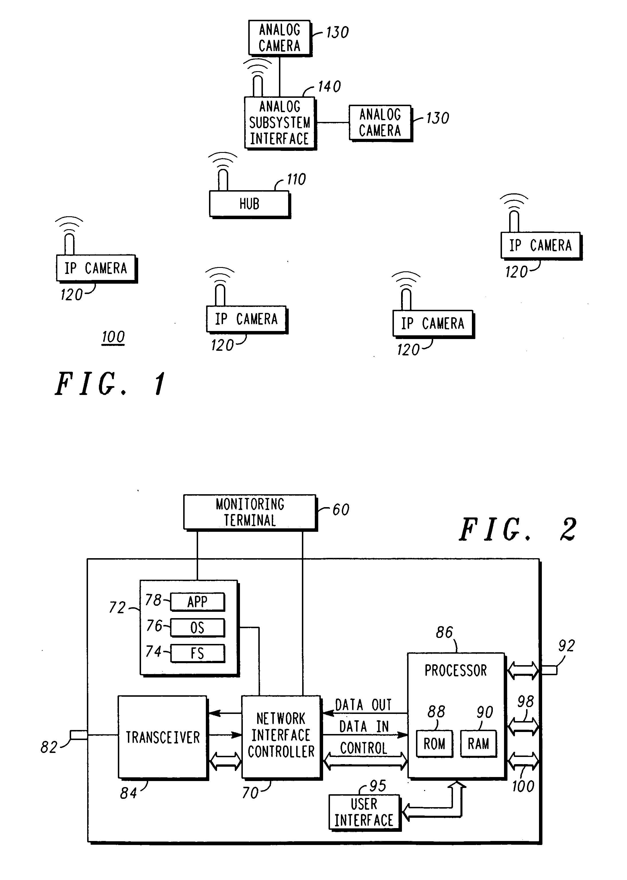 Method and apparatus for notifying one or more networked surveillance cameras that another networked camera has begun recording