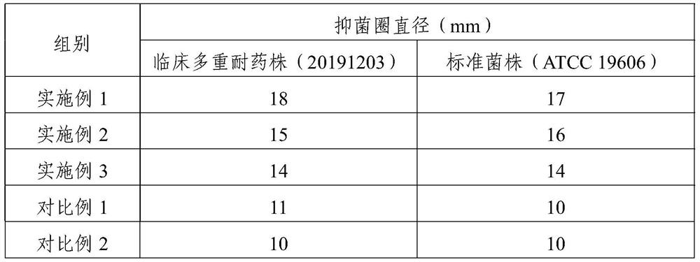 Antibacterial traditional Chinese medicine composition and application thereof