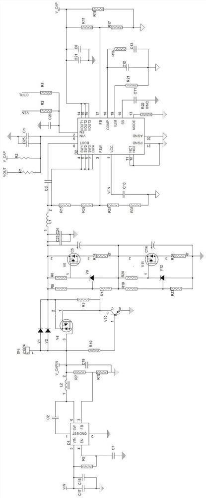 A voltage self-following anti-backflow circuit