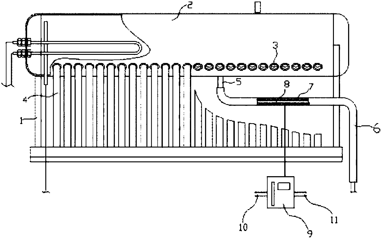 Solar water heater with frozen-blocking prevention function