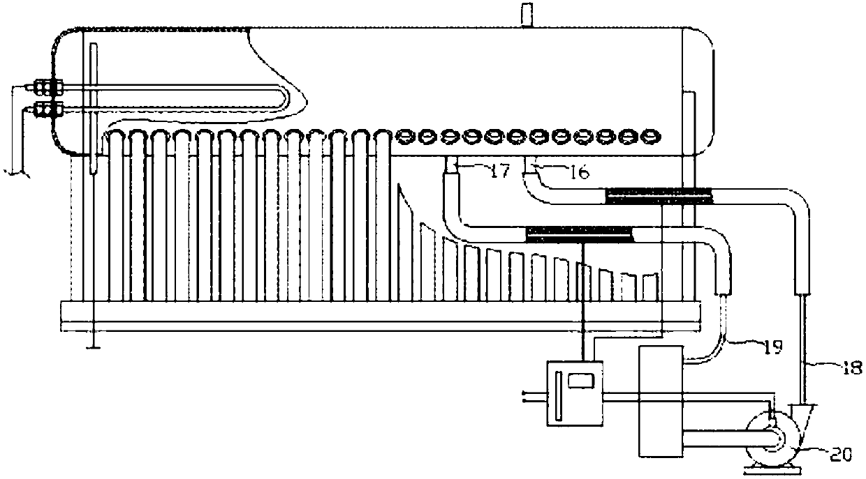 Solar water heater with frozen-blocking prevention function