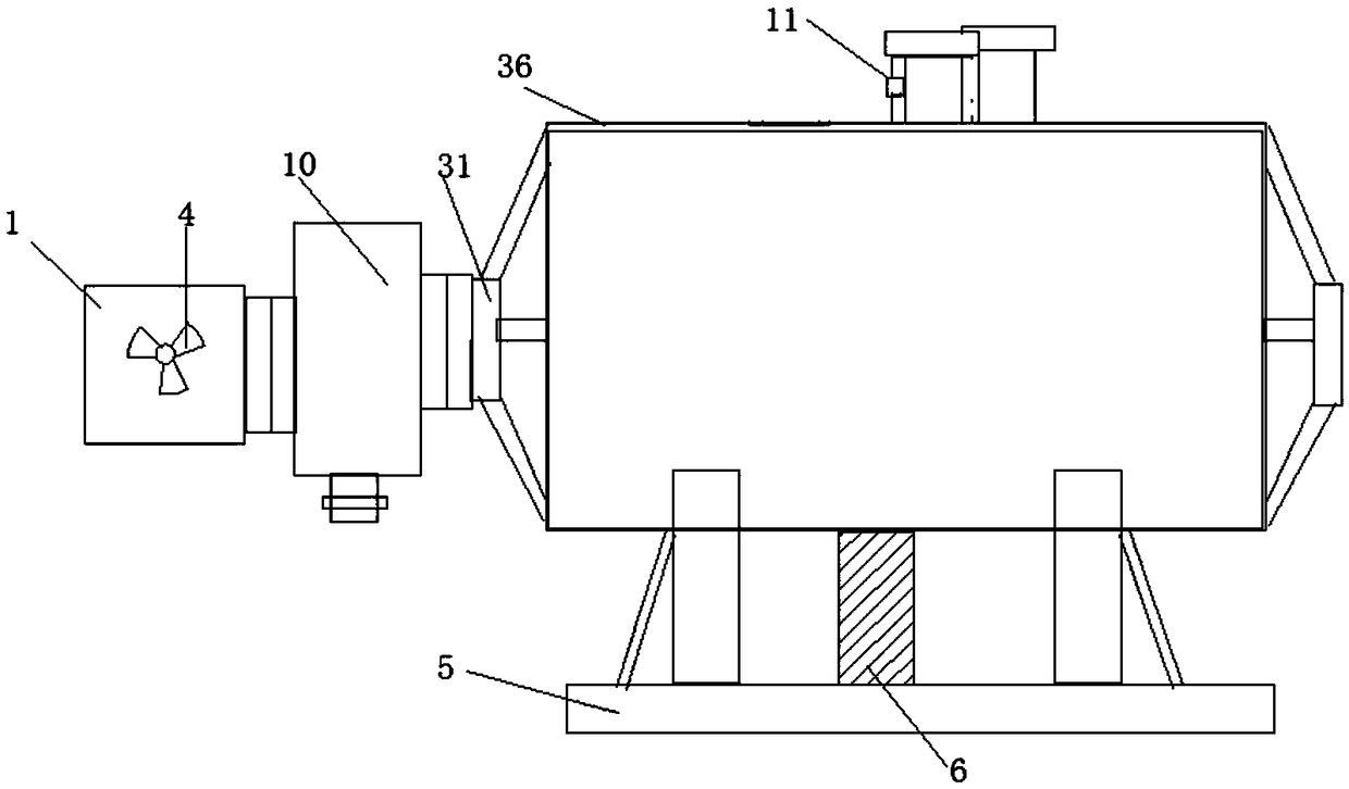 Spiral plate heat exchanger with protection function for sludge and working method thereof