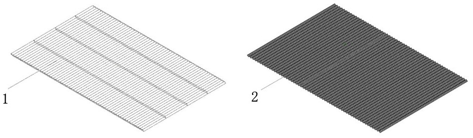 A microarray photovoltaic cell group solar pavement structure and its construction method