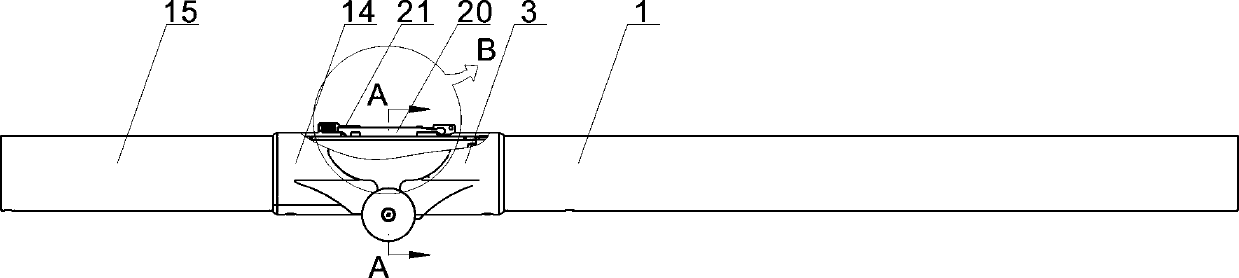 Conductive dust suction pipe capable of being bent bidirectionally