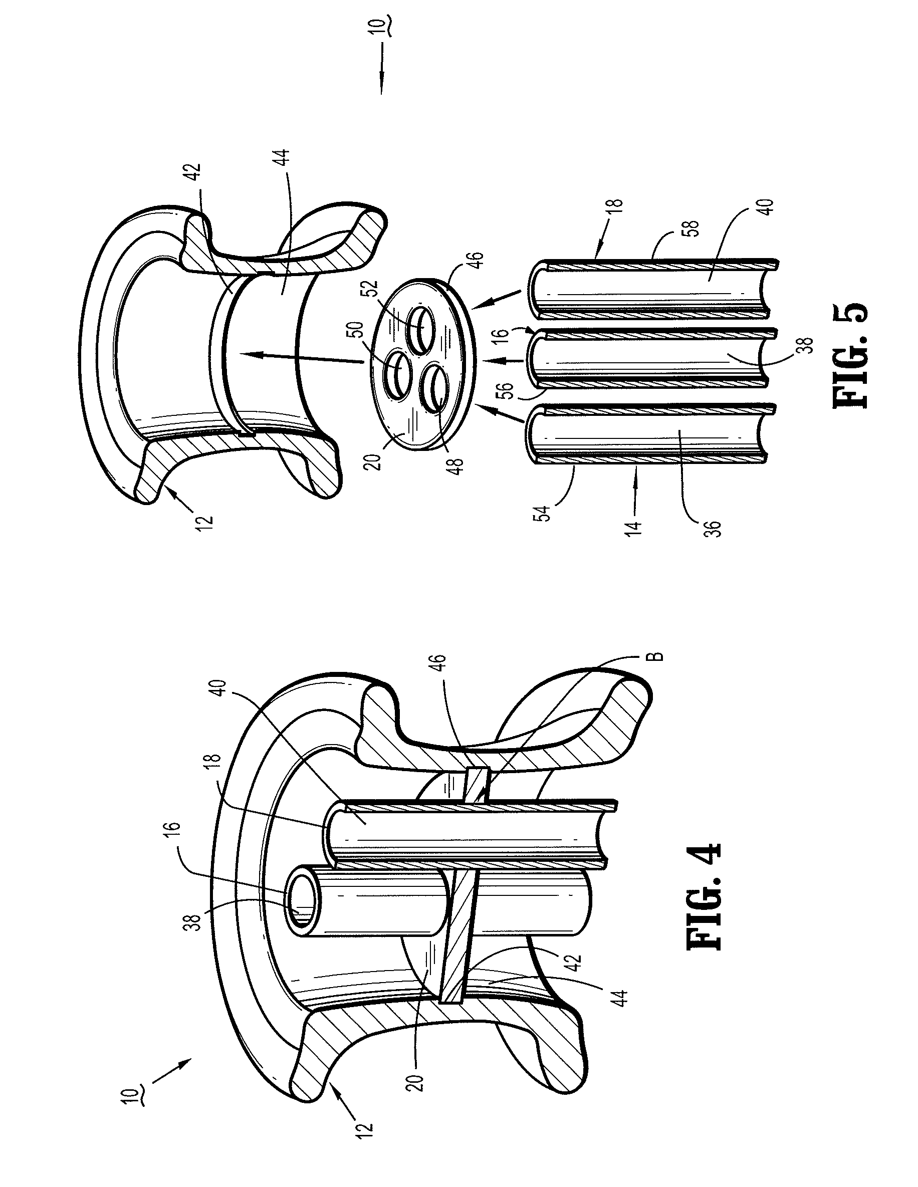 Flexible port seal