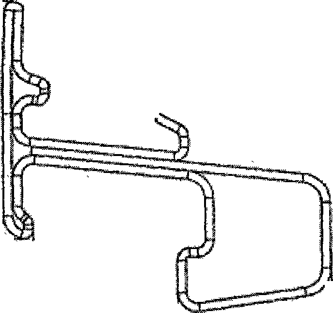 Method and device for fastening joint corner position of sealing strip of front door of automobile