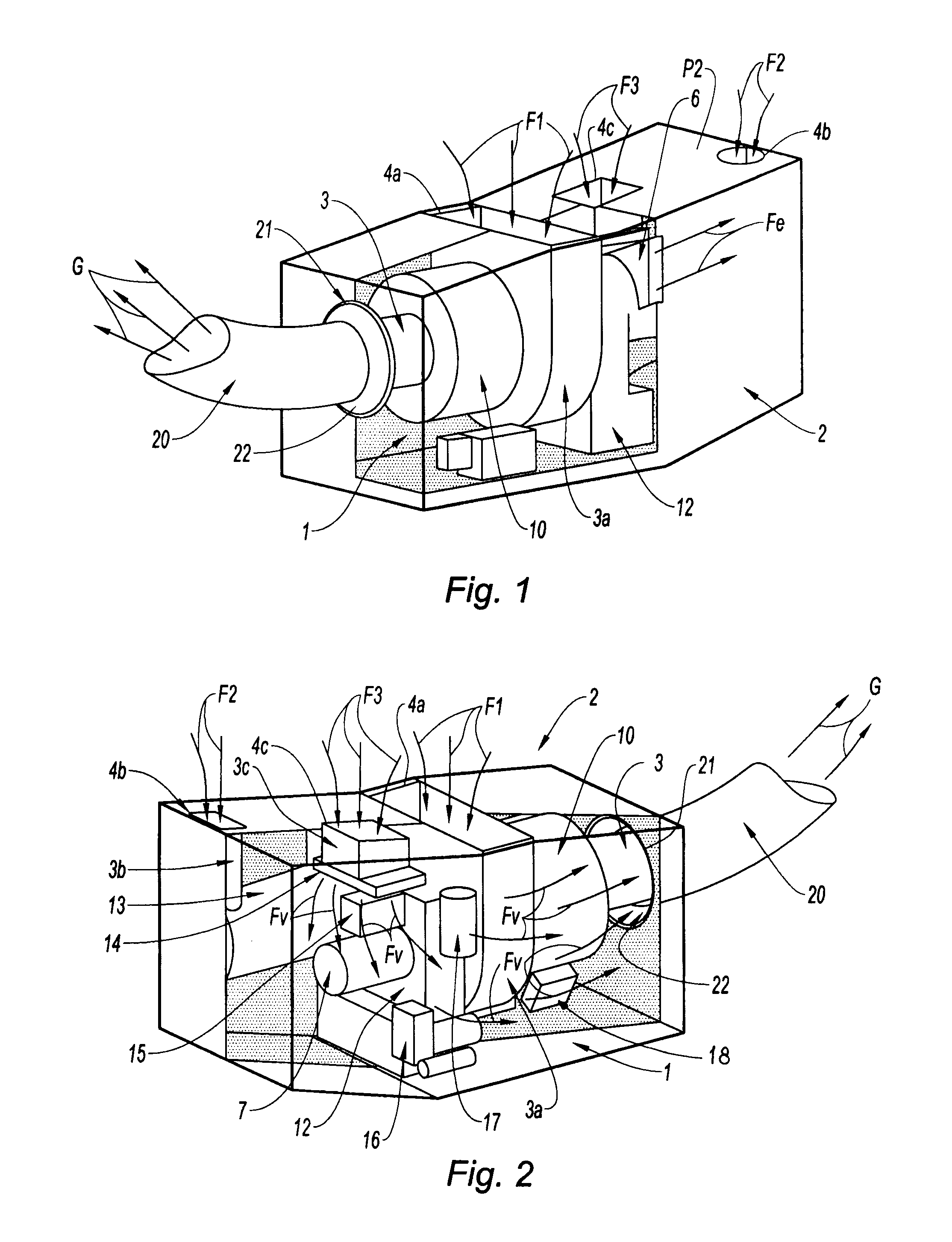 Method and system for feeding and ventilating with air a plant of an aircraft auxiliary power unit