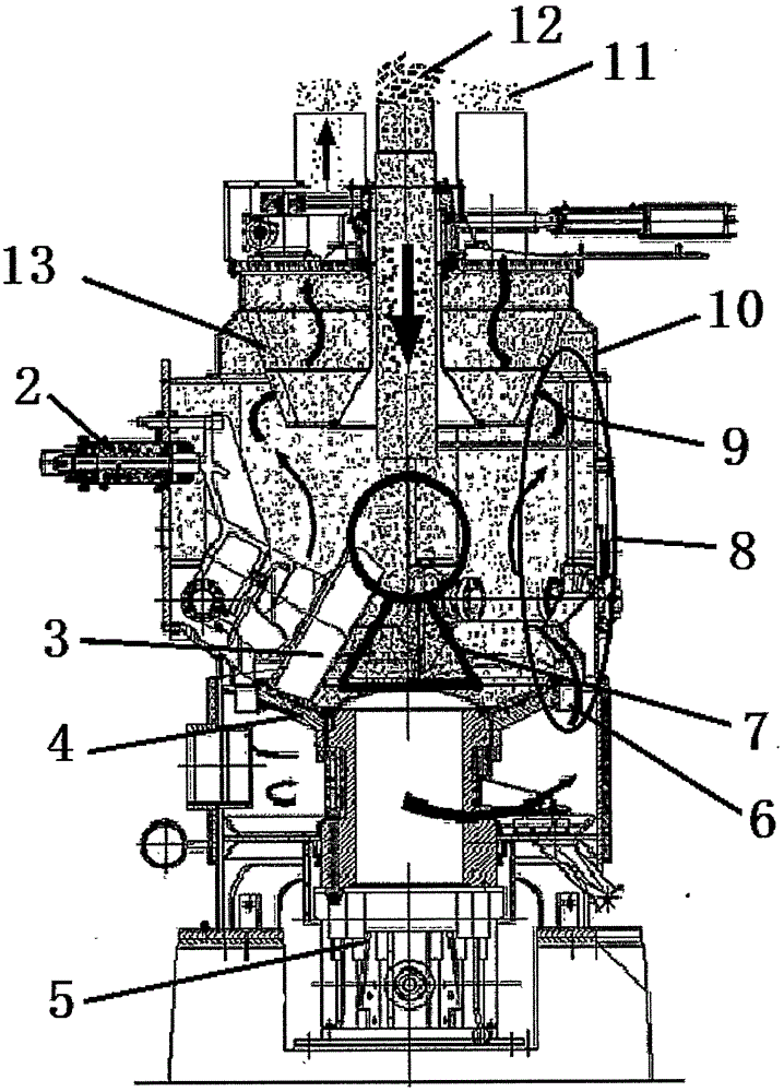 A Method for Optimizing the Flow Field of a Medium-Speed ​​Mill