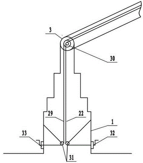 Mechanical ground wire connecting operation platform