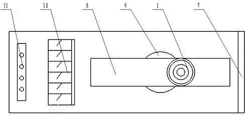 Mechanical ground wire connecting operation platform