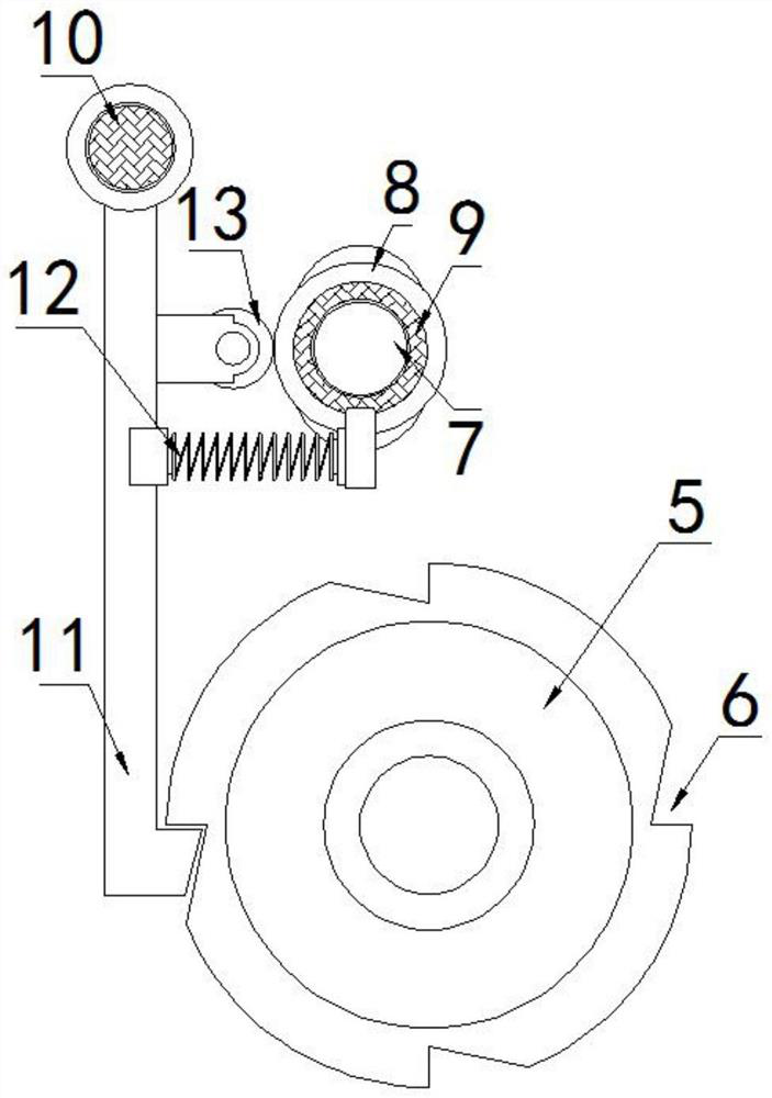 Automatic sorting device for e-commerce storage based on visual identification technology