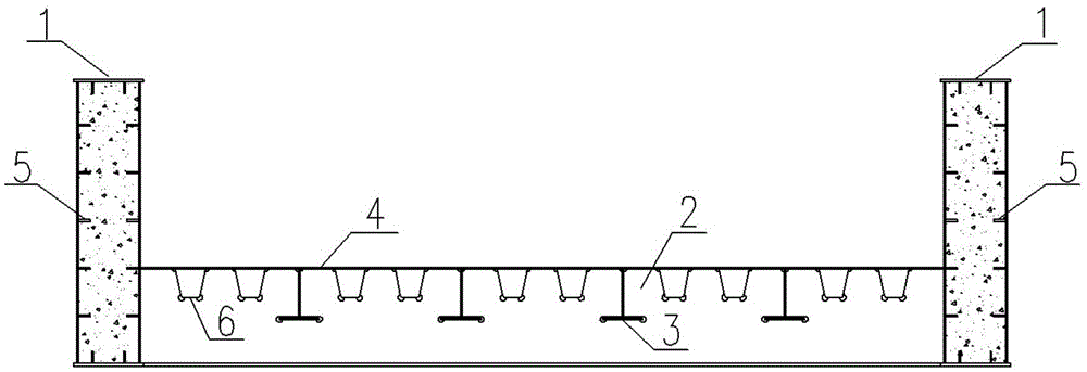 Steel box concrete slot type girder bridge