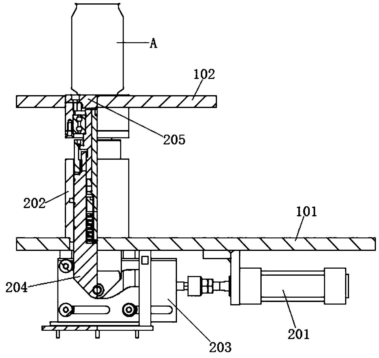 Single-head full-automatic servo tank sealing machine