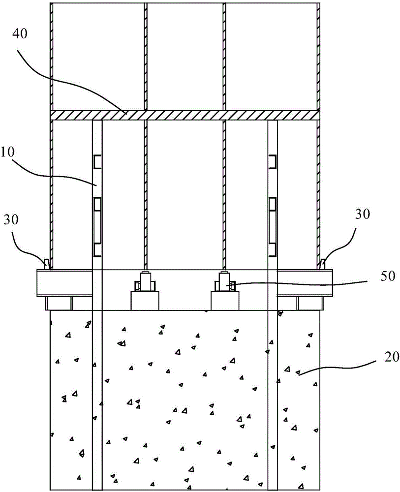 Construction method for steel-concrete joint section of bridge