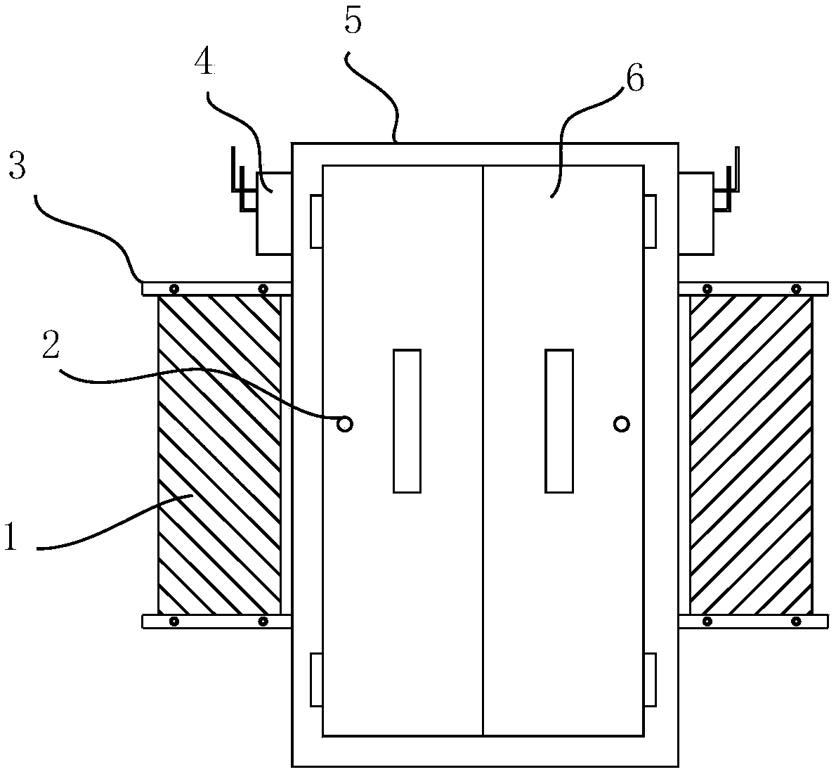 Outdoor power distribution cabinet