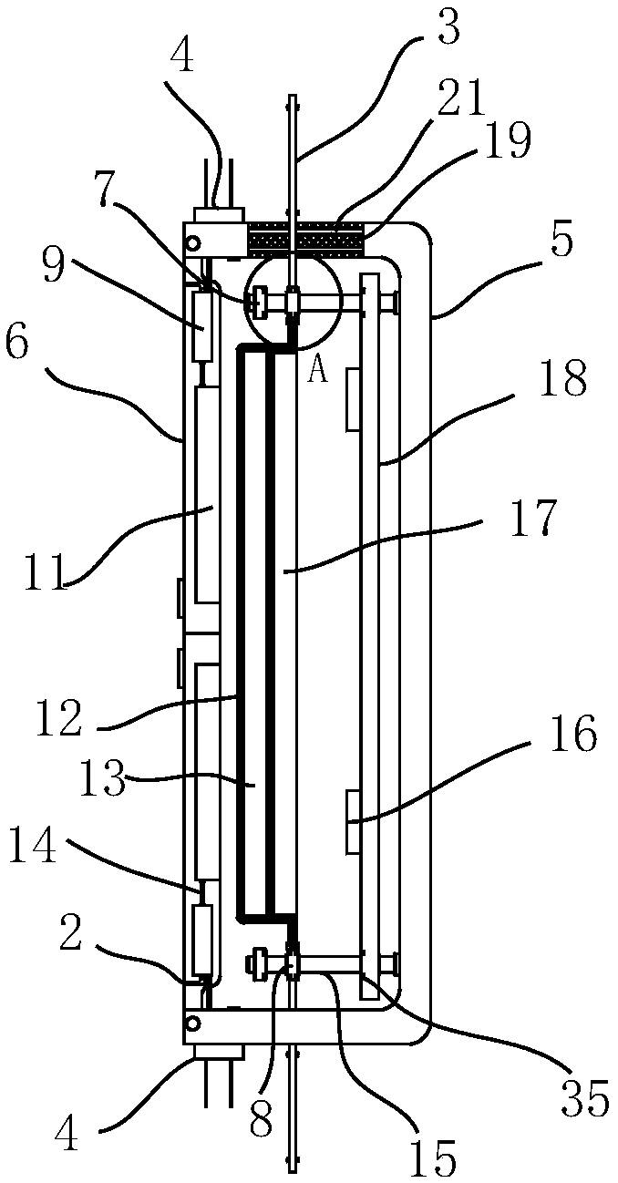 Outdoor power distribution cabinet