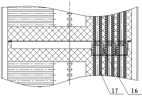 High-efficiency falling film type rectifier