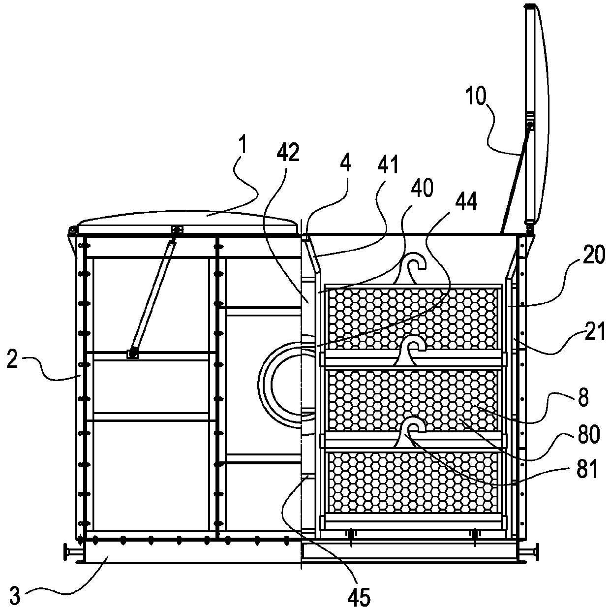 A circulating steam pipe cross-linking equipment