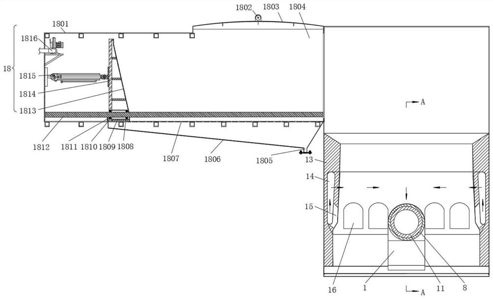 Modular garbage oxidation treatment device