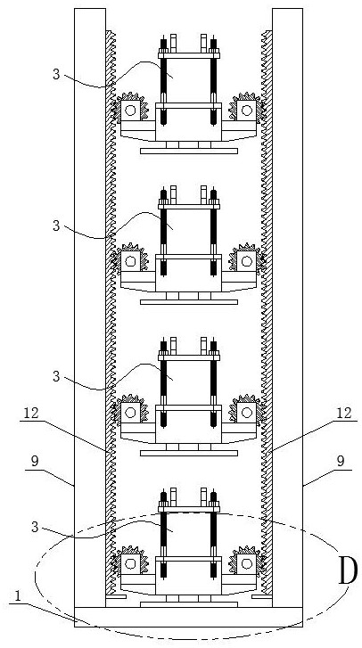 Carrying device for impeller and carrying method of carrying device