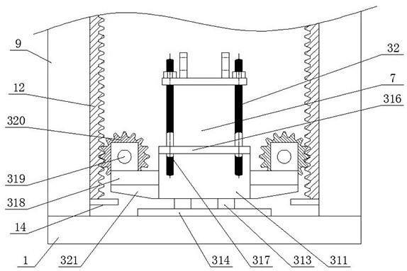 Carrying device for impeller and carrying method of carrying device