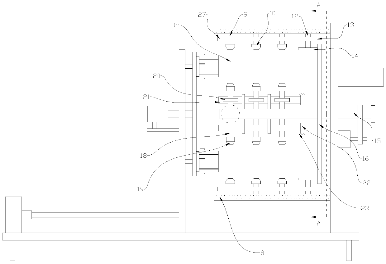 Equipment capable of simultaneously spraying paint on plurality of steel pipes