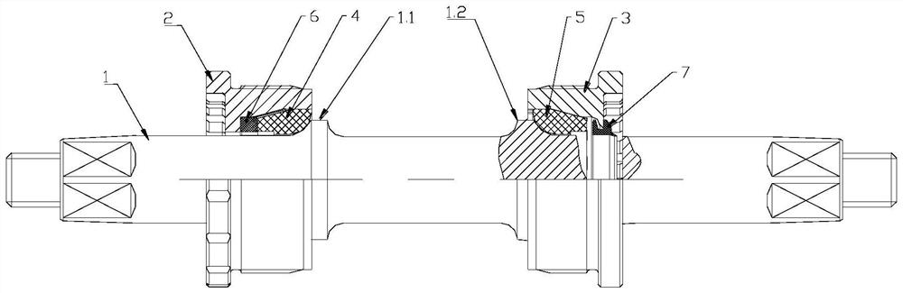 Center shaft bowl group structure for electric bicycle